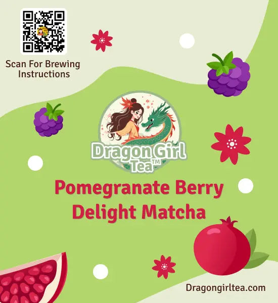 Pomegranate Berry Delight Matcha Sample