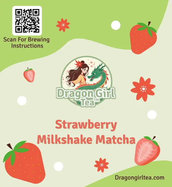 Strawberry Milkshake Matcha Taster Dragon Girl Tea