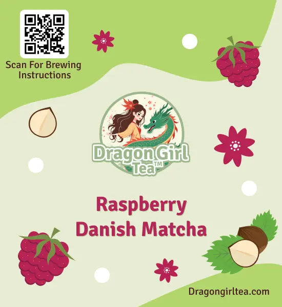 Raspberry Danish Matcha Taster Dragon Girl Tea