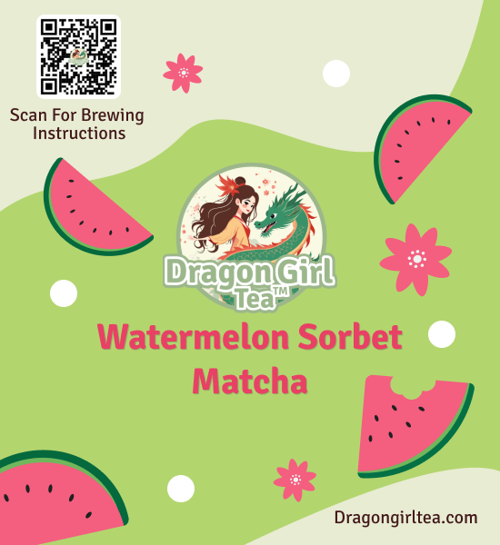 Watermelon Sorbet Matcha Taster Dragon Girl Tea