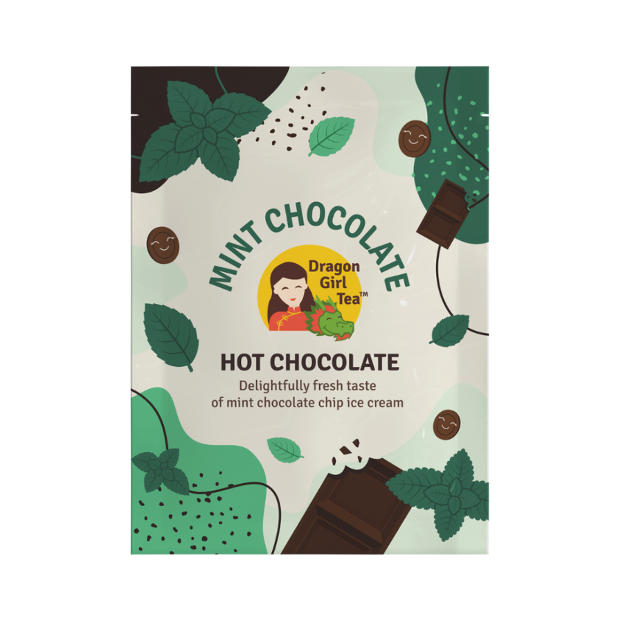 Vegan Mint Chocolate Chip Hot Chocolate Taster