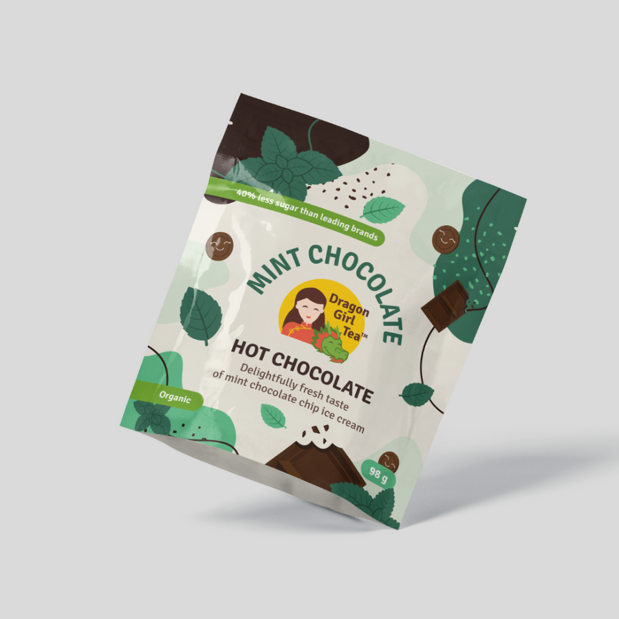 Dragon Girl Tea Organic Mint Chocolate Hot Chocolate 