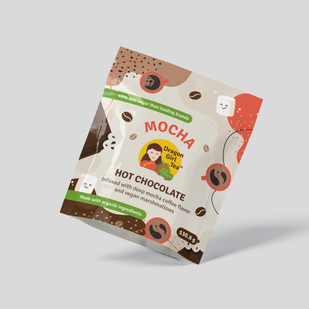 Dragon Girl Tea Organic Mocha Hot Chocolate 