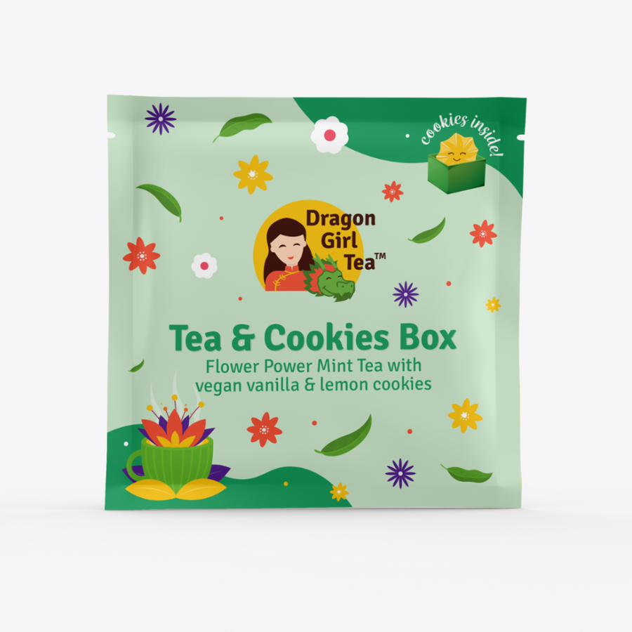 Flower Power Mint Tea & Cookies Taster