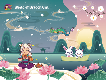 World of Dragon Girl Poster